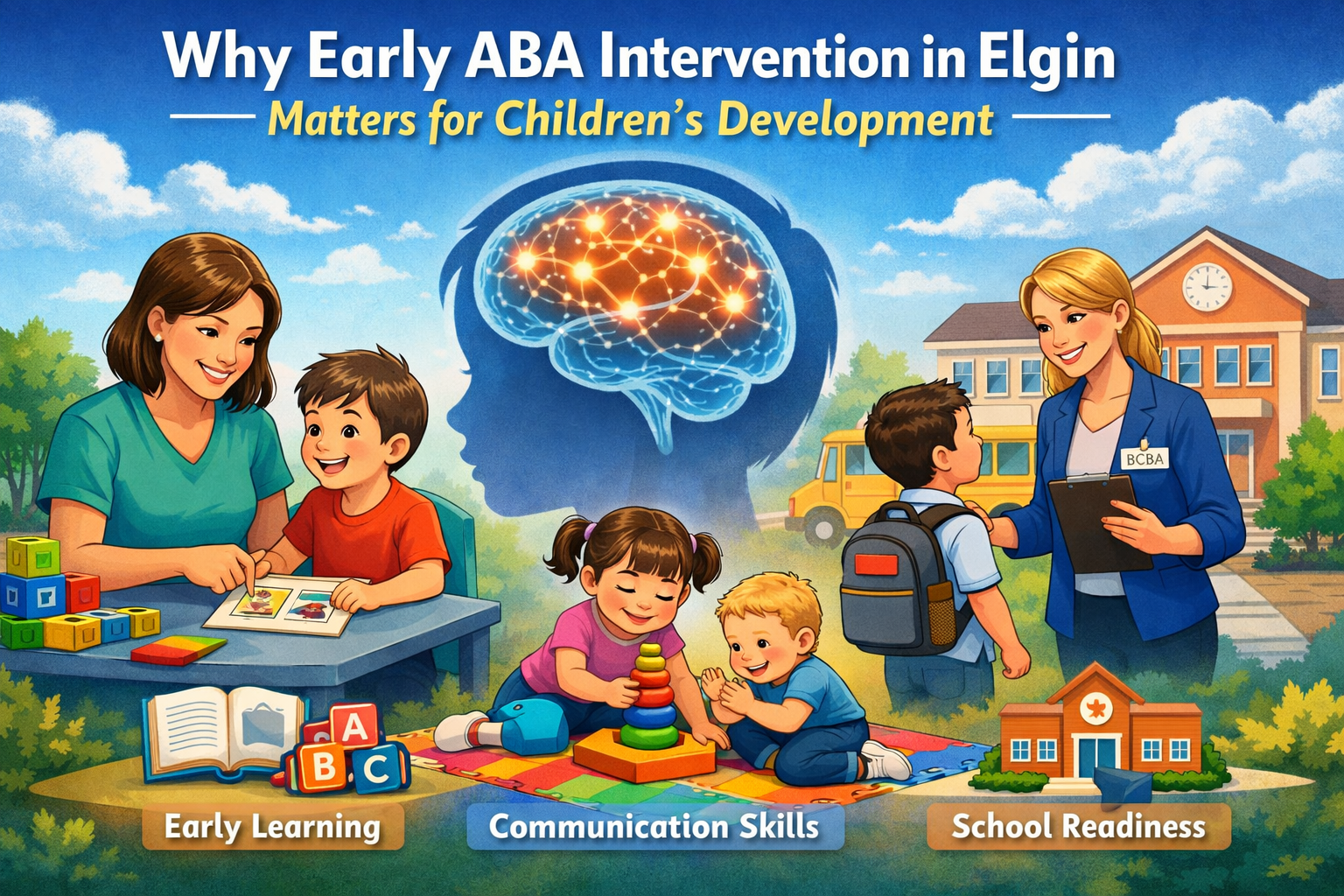 Why Early ABA Intervention in Elgin Matters for Children 