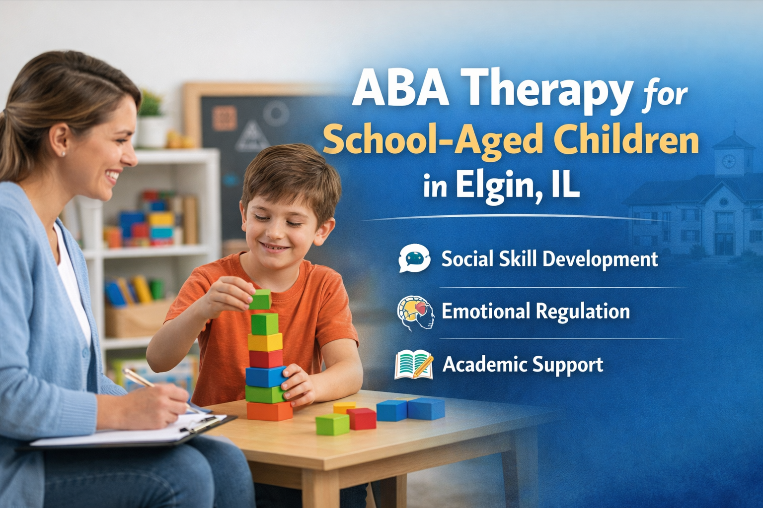 ABA Therapy for School-Aged Children in Elgin, IL