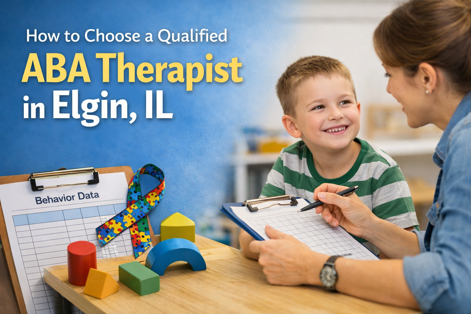 How to Choose a Qualified ABA Therapist in Elgin, Illinois